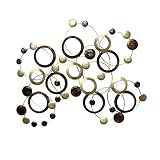Stratton Home Decor SHD0002 Geometric Circles Wall Decor [並行輸入品]
