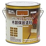 ニッペ 木部保護塗料 水性ウッディリコート チーク 0.7L