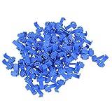 BQLZRブルースナップonコネクタークリンプ電気ケーブルワイヤコネクタクイックスプライスロックワイヤ端子100個パック