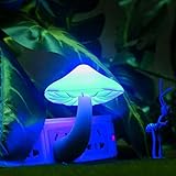 Zehui Night LightラバランプLED小さなポータブルマッシュルームランプベッドサイドウォールランプUSプラグ