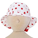 【本体綿100％】2017年 夏物 HELLO KITTY ハローキティ 日よけ付リボン帽子 レッド◇50cm