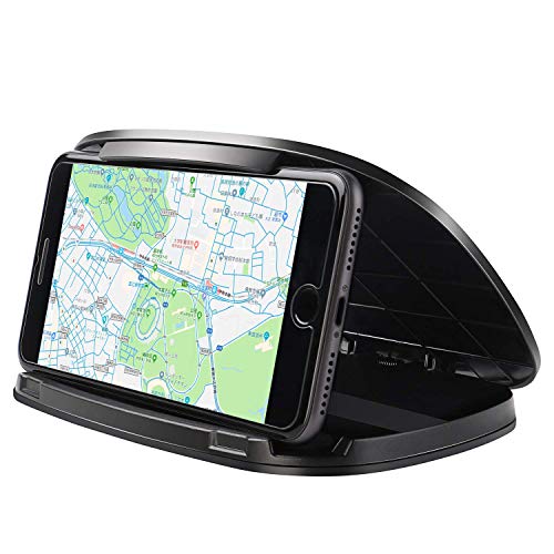 Deego スマホスタンド 車 スマホ 車載ホルダー 車載用スタンド 終身保障 3 6 8インチまで携帯対応 ブラック