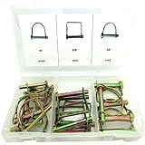 Simplyシルバー – 20 pc安全ピン詰め合わせ1 / 4 " 5 / 16 " 3 / 8 "芝生ガーデンIndustrial Assortedセット