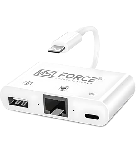 Amazon.co.jp: [Apple MFi認証] Lightning - RJ45 イーサネット