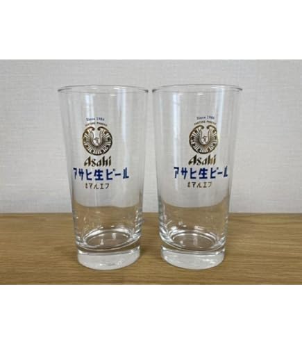 Amazon.co.jp: Draft Beer YOASOBI Glasses x 2 : Home & Kitchen