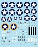 ウルフパックデザイン 1/48 F4F-4 ワイルドキャット 艦載機 Part.1 戦場 プラモデル用デカール WOLWD48001