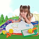 Kids Toyギフト、71 x 58 cm水図面ペイントWritingマットボードwhthマジックペン装飾キッズ寝室用 Size: 71cmx 58cm