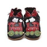 Soft Leather Baby Shoes Train [ソフトレザーベビーシューズトレイン] 6-12 months (12 cm)