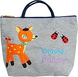 ニックナック POETIC フタ付きおむつトート ピエール(バンビ)