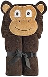 Yikes Twins Child Hooded Towel - Brown Monkey by Yikes Twins