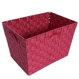共栄 KYOEI カラーバスケット カラーボックス 収納ボックス 深型 幅38×奥行26×高さ26cm 荷物かご インナーボックス ラズベリー