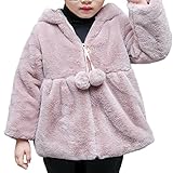 Snone耳付き コート あったか ベビー キッズ コート ふわふわ可愛いコート 厚い型 女の子 ファッション防寒 保温 アウター