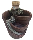 【hekina】植木鉢 プランター ガーデニング フラワーポット 寄せ植え デコレーション (家(ミニサイズ）)