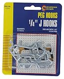 Convenience Concepts SC-5S 10 Count .5 in. J Pegboard Hooks