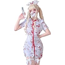 Amazon.co.jp: [UPENC] ナース コスプレ 血まみれ マスク