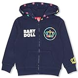 ベビードール 星柄切替セットアップ ジップパーカー 子供服 130cm ネイビー