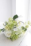 COVENT GARDEN（コベントガーデン） クリームローズ・ブーケ 造花 人工観葉植物 TT-14 【まとめ買い×4セット】