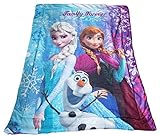 Disney Frozen Olaf , Anna & Elsa Baby Blanket 42 X 53 Inches [並行輸入品]