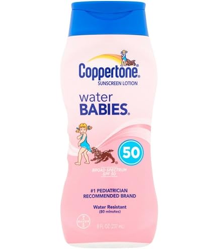 Amazon.co.jp: Coppertone Water Babies Sunscreen Lotion, SPF 50 8