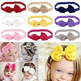 三和順　ベビー用　ヘアーバンド　可愛い　シフォン　リボン　 カチューシャ　ヘアアクセサリー (イエロー)