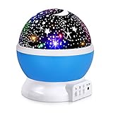 boomileベビーナイトライト、Star Night Lights for Kids , 4 LED電球8モードStarプロジェクタNightlight for Kids / Children ( 