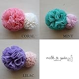 MILK&SODA(ミルク＆ソーダ) TULLE POMPOM CLIP チュール ヘアピン リボン F,MINT