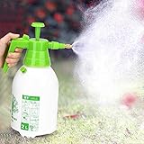 Yosoo 2L ポンプ式 噴霧器 手動式噴霧器 水ポンプ 霧吹き 手動加圧ポンプ 頑丈 加圧ポンプ 噴霧 霧吹き調整できる 肥料や除草剤まき 水やり 洗車 風呂