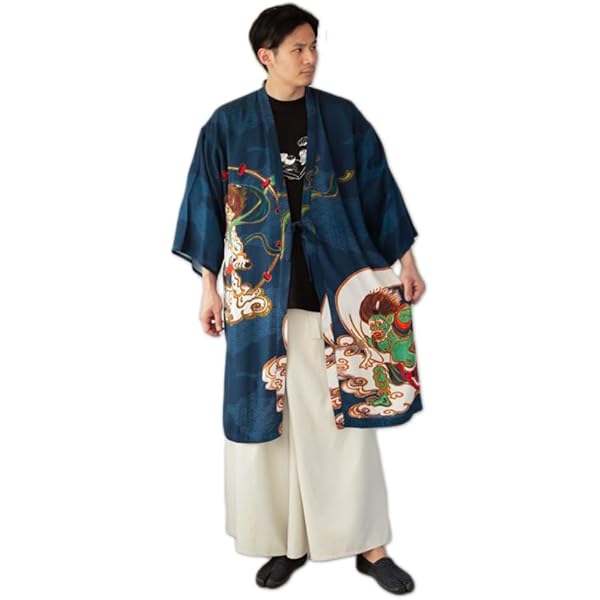 【ヴィンテージ】古着 羽織 着物カーディガン 和柄 浮世絵 ブラウン 黒 レトロ 楽天市場】倭物やカヤ公式店 [祝賀羽織] カーディガン
