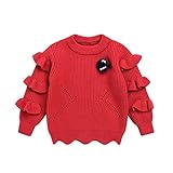 Little Dragon Pig SWEATER ベビー・ガールズ カラー: レッド