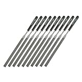 uxcell　針ファイルセット　整形鑢　手工具　メタル　プラスチック　10個