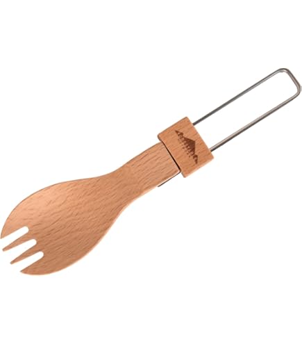Amazon | FORESTABLE フォレスタブル FOLDABLEフォーク 木製 天然木