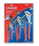 Crescent R200SET3 3 Piece 7-Inch, 10-Inch, and 12-Inch Tongue and Groove Plier Set by Apex Tool Grou