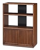 飾り棚　ゆとり（ウォールナット色）　KNH-T5604　（和家具）ケンホープ