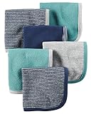 カーターズ Carter's テリー綿 ウォッシュタオル 6枚組 6-Pack Terry Washcloths フリーサイズ [ベビー・デポ モスリン ウォッシュクロス入り] [並行輸入品]