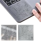Derpilo ショートカットキー シール Windows Excel 2枚組 キーボード ショートカット一覧 ステッカー パソコン操作 作業効率アップ PC効率化 覚えやすい 学習用 オフィス 事務作業 ノートPC対応 8.5×8.5cm (Windows+Excel)