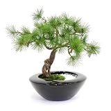 CUPBON 松 大鉢 盆栽 造花 フェイクグリーン