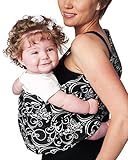 hotslings ホットスリングス ベビースリング 新生児〜2歳ごろまで スリング 抱っこ紐 サイズ調節可能 収納ポーチ付き (Silhouette)