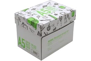 キラット コピー用紙 スーパーホワイトペーパー 高白色 A5 5000枚（500枚×10冊）