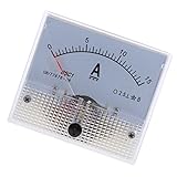 Fityle DC電流計　アナログ　直流電流 テスター　高精度　ポインター　パネルメーター　全16サイズ　　　 - 0-15A