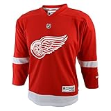 NHLリーボックDetroitレッドWings Youth Replica Jersey – レッド S レッド