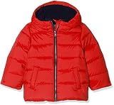 (ユナイテッドカラーズオブベネトン) UNITED COLORS OF BENETTON KIDSダウンビンテージロゴフードコート レッド S (120cm相当)