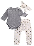 Nice Days（ナイス　ディズ）　ベビー服　　可愛い女の子ロンパース　ヘアバンド　パンツ　3点セット　七五三　出産　プレゼント (90)
