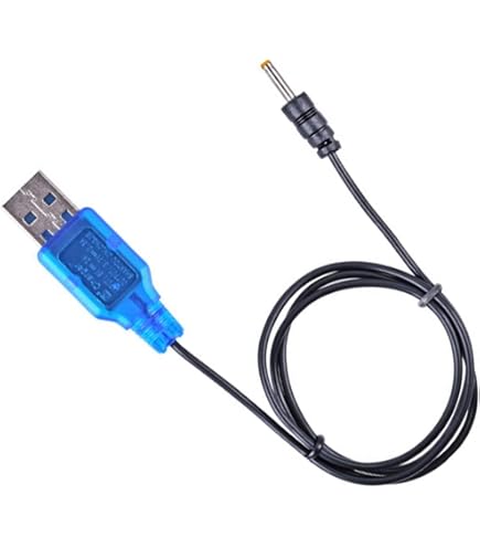 Amazon.co.jp: USB to DC2.5mm 給電ケーブル 長さ0.8m 直流 3.7V