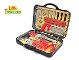 Tool Toys - Pretend play toy tool kit in an easy to carry case - complete set up with toy hammer pli