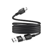 JJ JULIE JAPAN くるピタケーブル USB-C Type-C ケーブル 240W PD急速充電 マグネット 絡まない コンパクト 持ち運び USB-A変換付 データ転送 1m スマホ充電器 ブラック