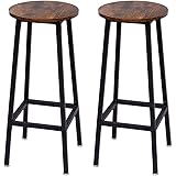 バーチェア カウンターチェア 2個セット バースツール ハイスツール キッチン朝食 幅30×奥行30×高さ70cm