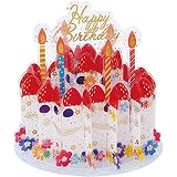サンリオ バースデーカード 透明ケーキ グリーティングカード 海外輸送可 BD103-2 SANRIO 831581