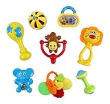 象、モンキー、ライオンRattle & Teether