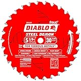 Diablo D0530F 5-3/8" x 30-Tooth Steel Demon TCG Ferrous Cutting Circular Saw Blade 5/8" Arbor [並行輸入品