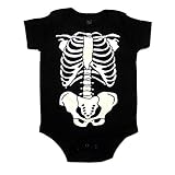 BONE DESIGN - GLOW IN THE DARK BABY ONESIE / オフィシャル　バンド　チャイルド　ベビー　トドラー　ロンパース　ベビー服